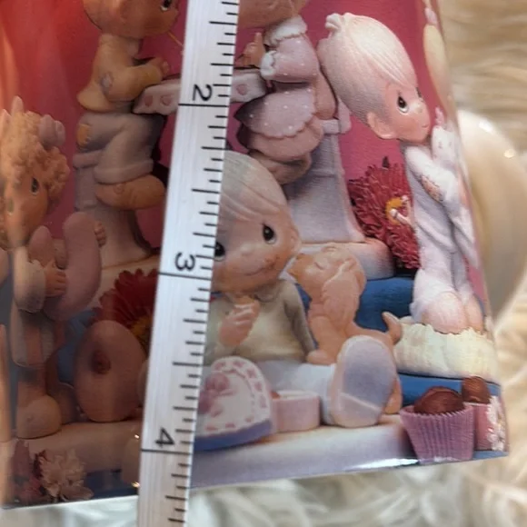 Precious Moments Pink Mug with Adorable Characters - Picture 7 of 8